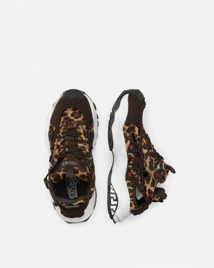 Versace Sneakers Men Leopard Mercury Mvs01 Sneakers Animalier