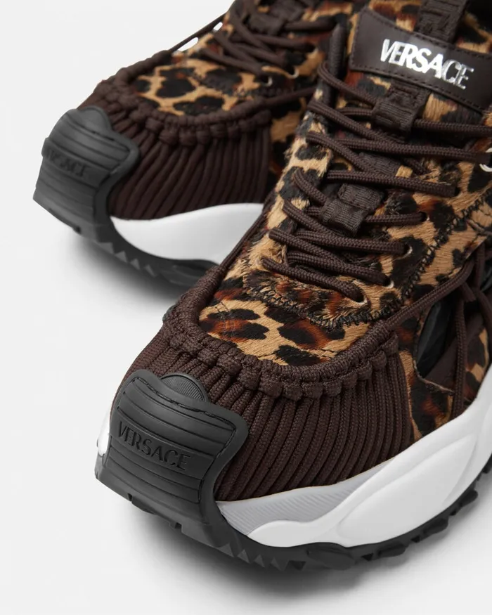 Versace Sneakers Men Leopard Mercury Mvs01 Sneakers Animalier