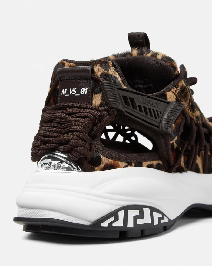 Versace Sneakers Men Leopard Mercury Mvs01 Sneakers Animalier