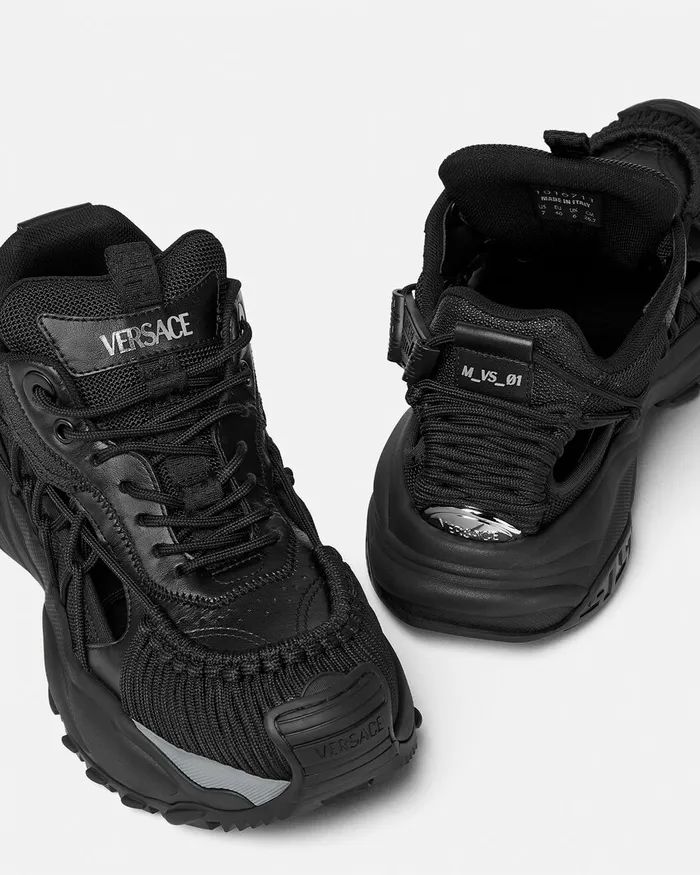 Versace Sneakers Men Mercury Mvs01 Sneakers Black