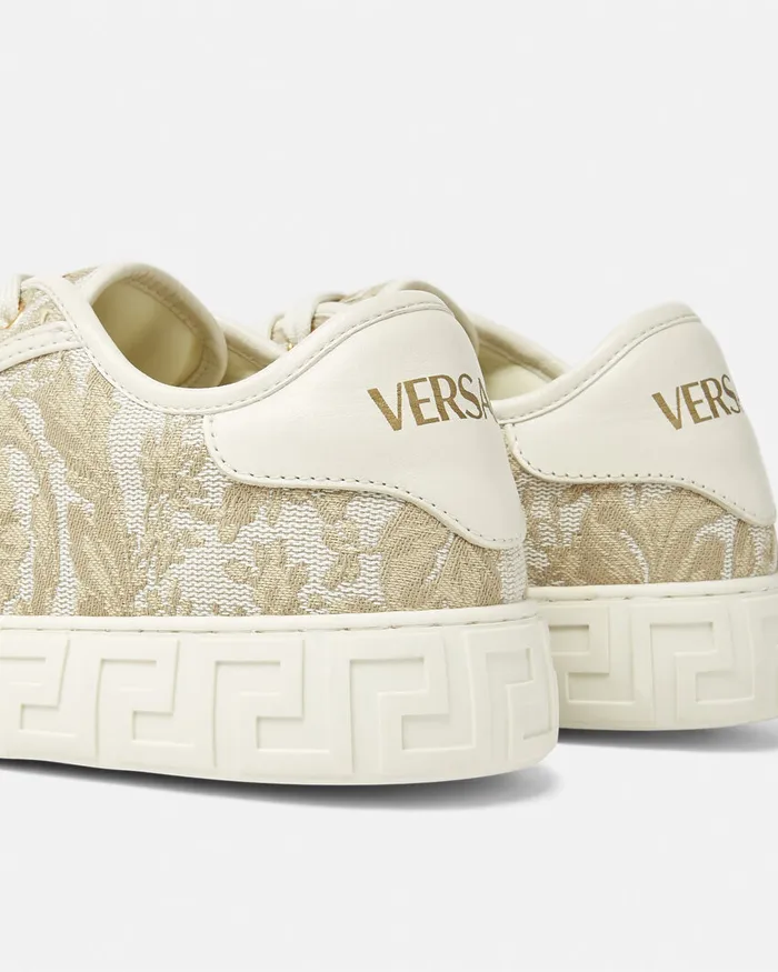 Versace Sneakers Women Barocco Greca Sneakers Beigeprint