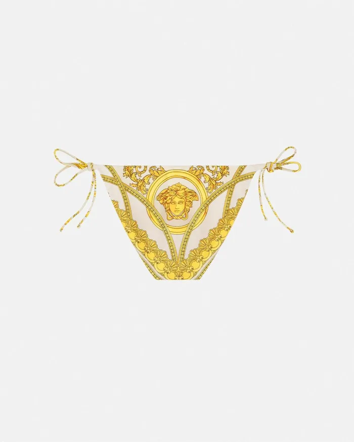 Versace Swimwear Women La Coupe Des Dieux Bikini Bottoms Goldprint
