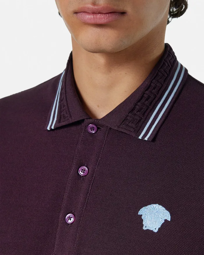 Versace TShirts and Polos Men Medusa Polo Shirt Brown