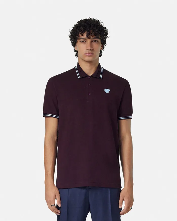 Versace TShirts and Polos Men Medusa Polo Shirt Brown