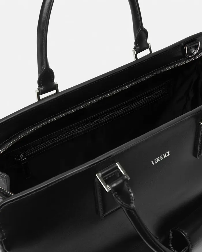 Versace Totes Men Cargo Tote Bag Blacksilver
