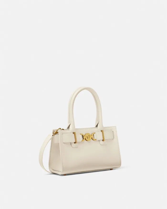 Versace Totes Women Medusa 03995 Small Tote Bag Beige