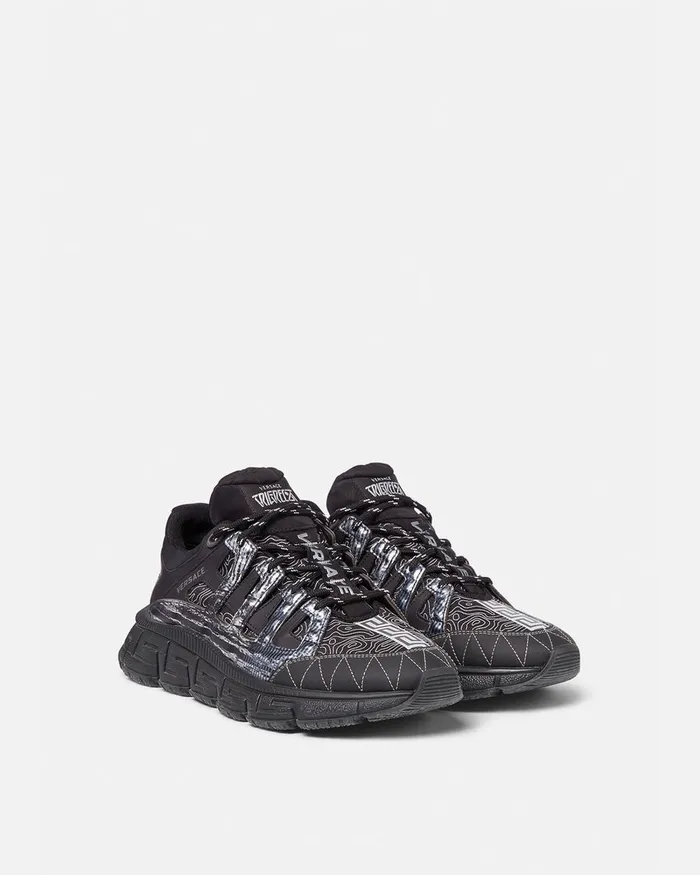 Versace Trigreca Men Trigreca Sneakers Black