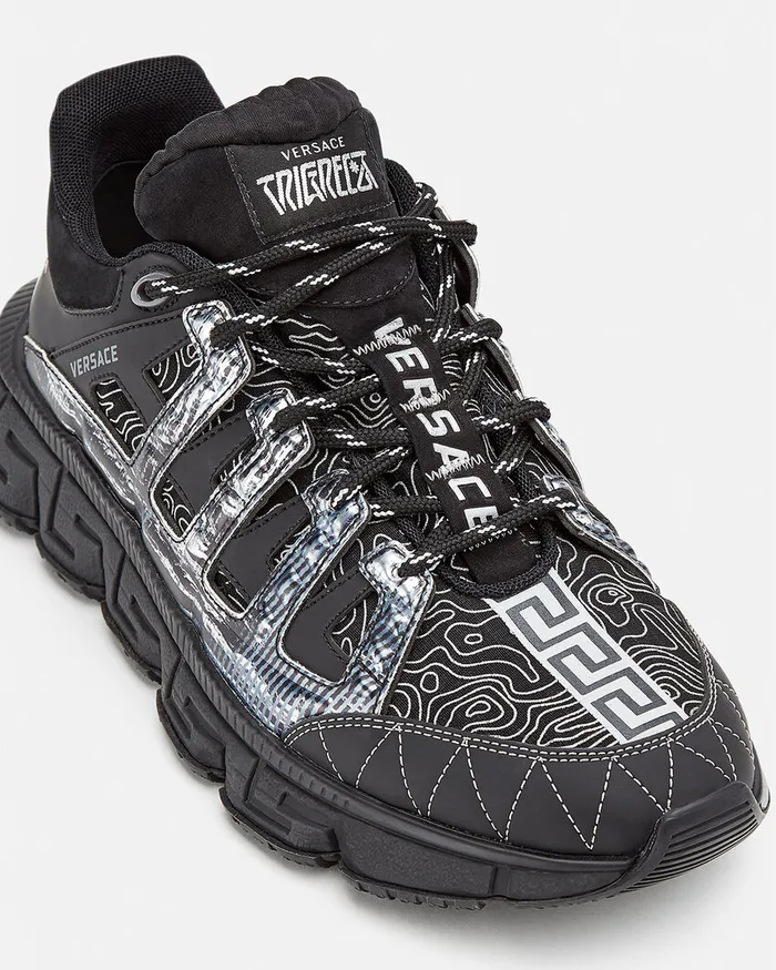 Versace Trigreca Men Trigreca Sneakers Black