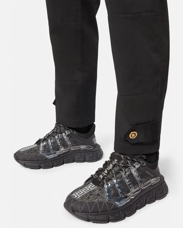Versace Trigreca Men Trigreca Sneakers Black