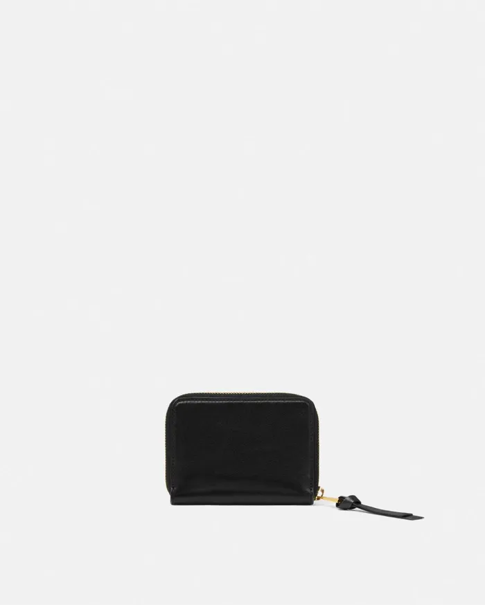 Versace Wallets Women Tag Zip Wallet Blackgold