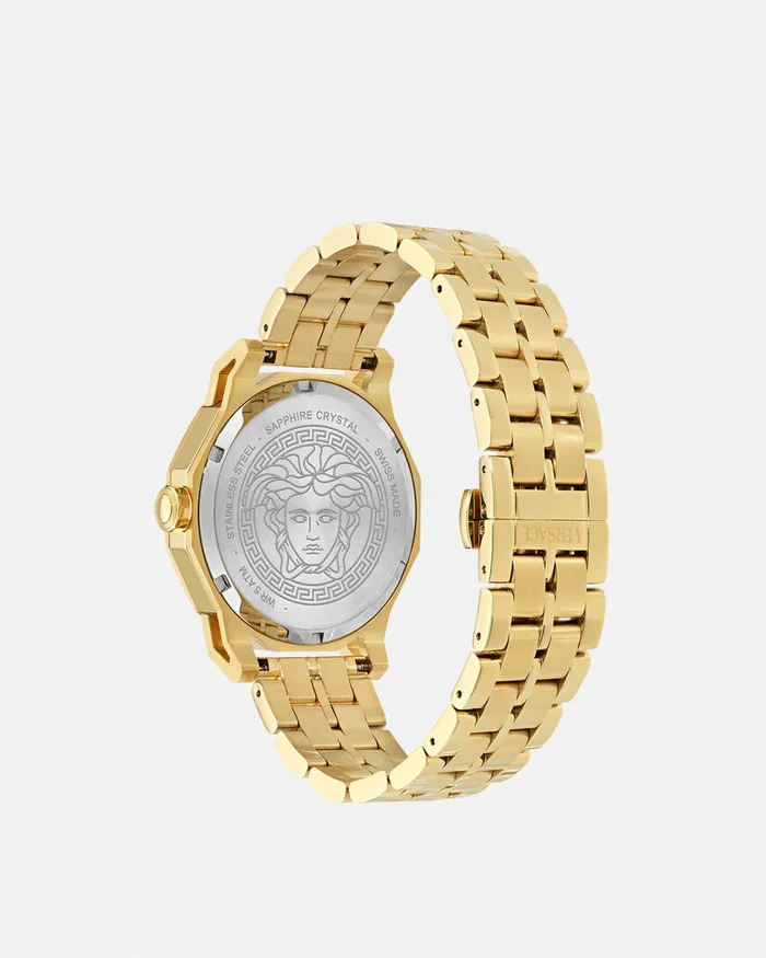Versace Watches Men Medusa Deco Watch Gold