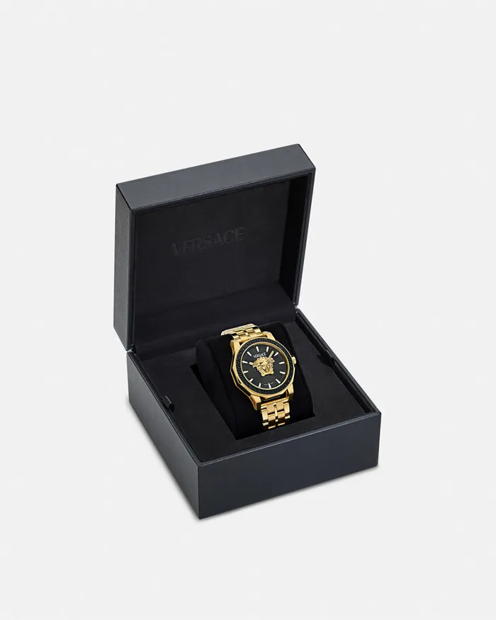 Versace Watches Men Medusa Deco Watch Gold