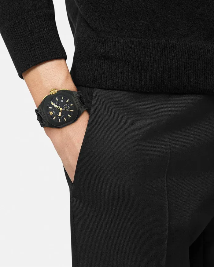 Versace Watches Men VLegend Chrono Watch Black