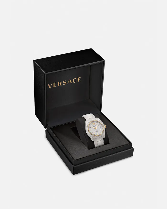 Versace Watches Women Dv One Automatic Watch White