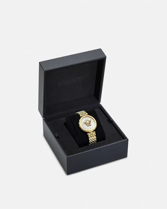 Versace Watches Women Medusa Heritage Watch Gold