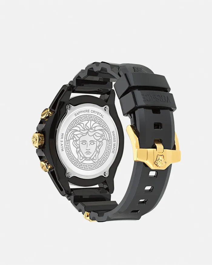 Versace Watches WomenMen Icon Active Watch Black
