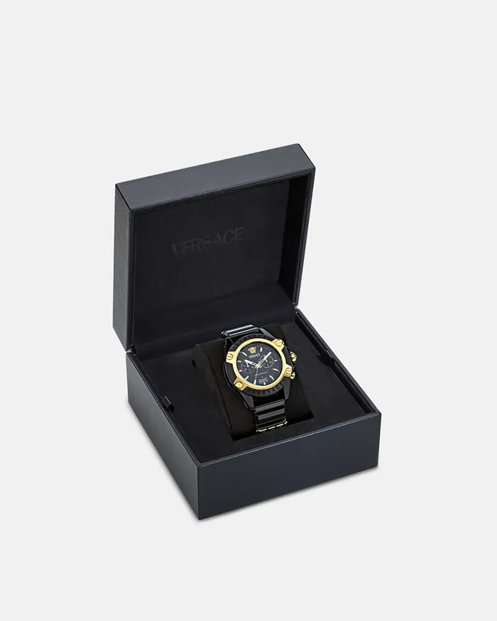 Versace Watches WomenMen Icon Active Watch Black