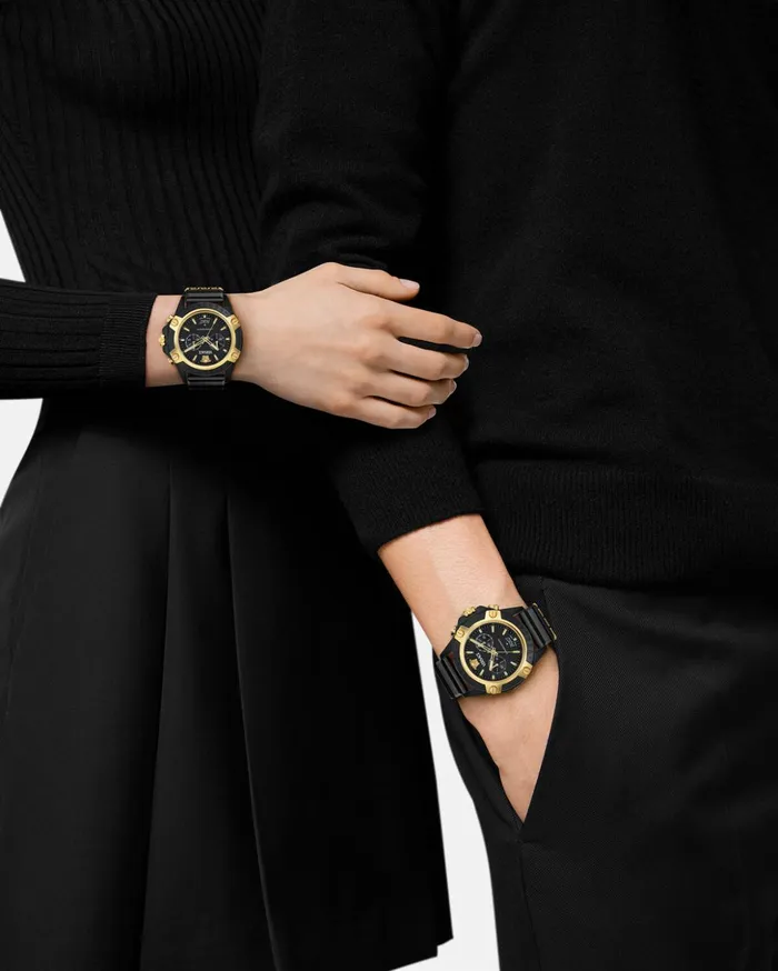 Versace Watches WomenMen Icon Active Watch Black