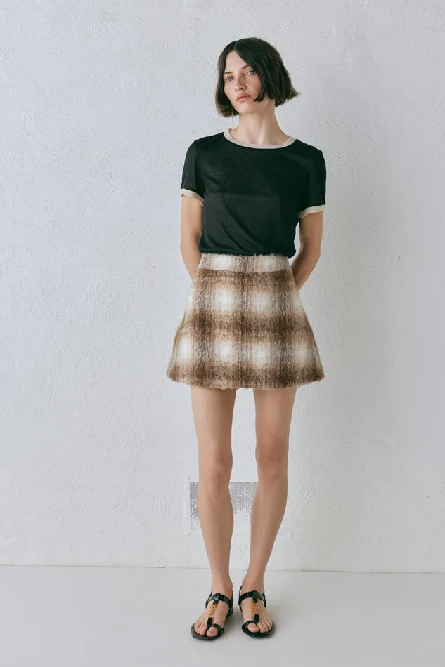 VRG GRL Alexa Mini Skirt Plaid Women Skirts