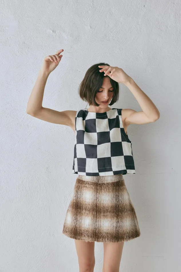 VRG GRL Alexa Mini Skirt Plaid Women Skirts VRG GRL Alexa Mini Skirt Plaid Women Skirts