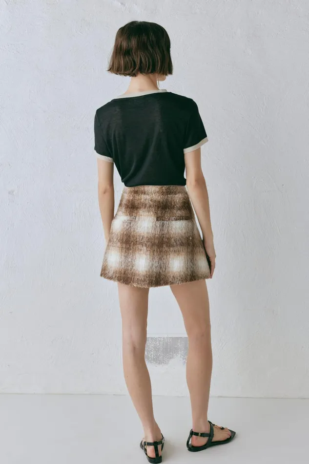 VRG GRL Alexa Mini Skirt Plaid Women Skirts VRG GRL Alexa Mini Skirt Plaid Women Skirts