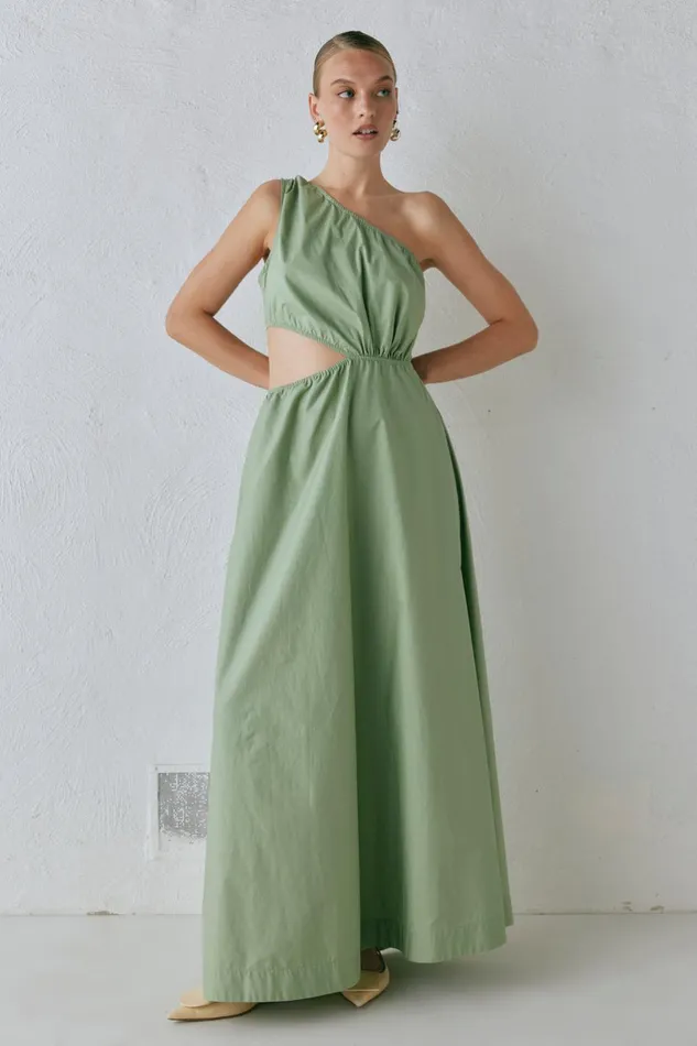VRG GRL Daisy Maxi Dress Sage Women MidiMaxi Dresses