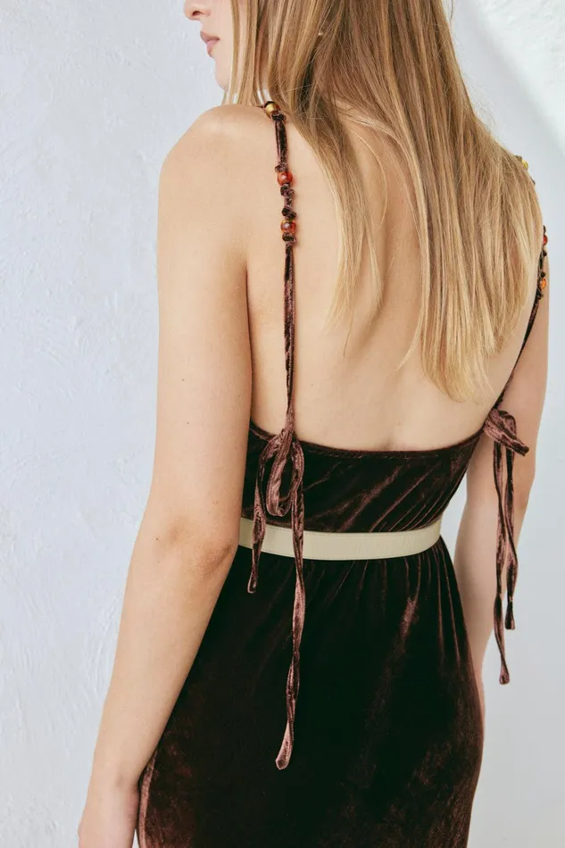 VRG GRL Jade Midi Dress Coffee Women MidiMaxi Dresses VRG GRL Jade Midi Dress Coffee Women MidiMaxi Dresses