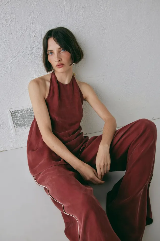 VRG GRL Sierra Top Wine Women Sets VRG GRL Sierra Top Wine Women Sets