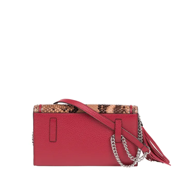 Wallet Chain Multico Carmine Women Lancel The Exotics Wallet Chain Multico Carmine Women Lancel The Exotics