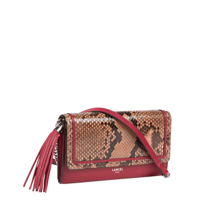 Wallet Chain Multico Carmine Women Lancel The Exotics Wallet Chain Multico Carmine Women Lancel The Exotics