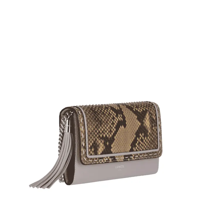 Wallet Chain Multico Grey Mauve Women Lancel Clutch Wallet Chain Multico Grey Mauve Women Lancel Clutch