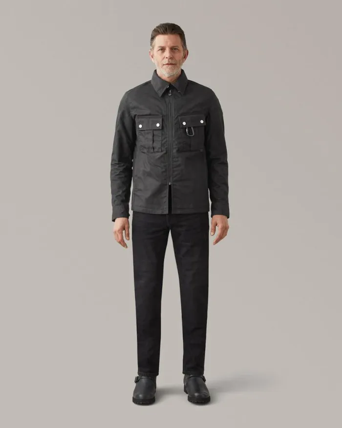 Waxed Jackets Men Belstaff Centenary Challenger Motorcycle Overshirt Black Waxed Jackets Men Belstaff Centenary Challenger Motorcycle Overshirt Black