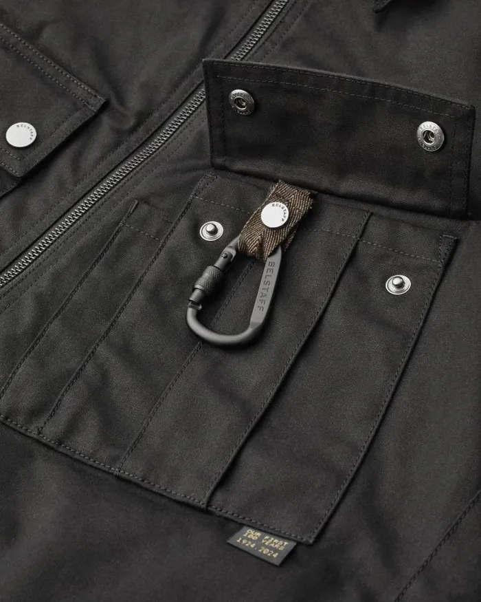 Waxed Jackets Men Belstaff Centenary Challenger Motorcycle Overshirt Black Waxed Jackets Men Belstaff Centenary Challenger Motorcycle Overshirt Black