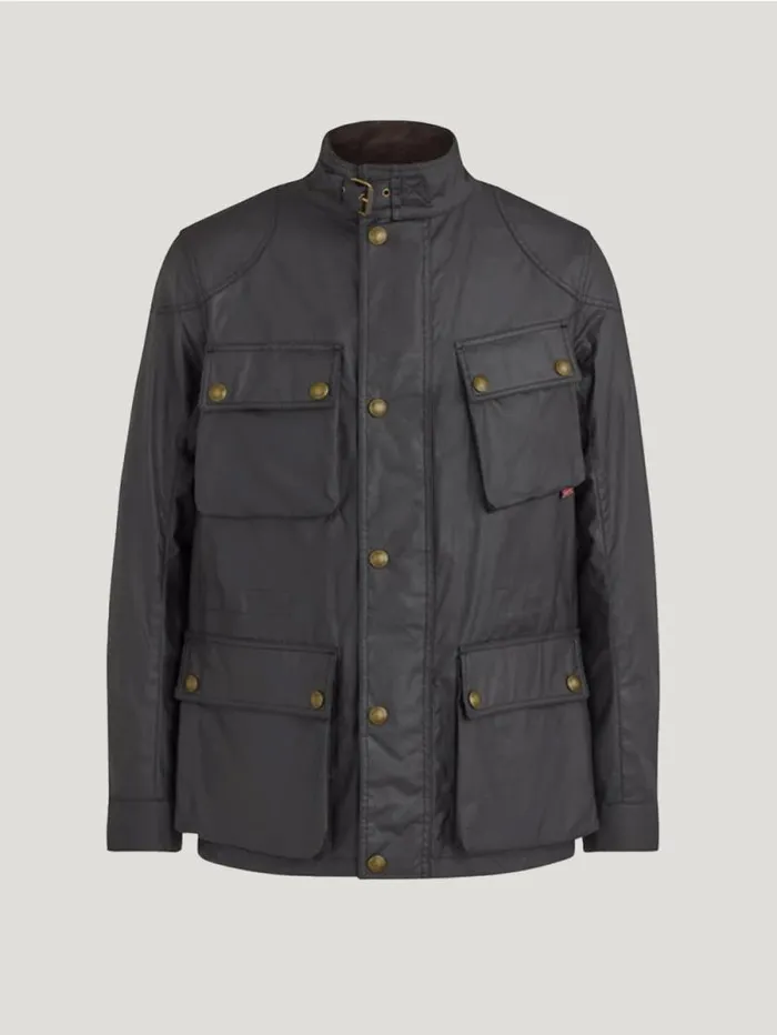 Waxed Jackets Men Belstaff Fieldmaster Jacket Black