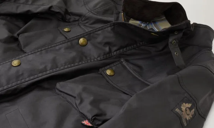Waxed Jackets Men Belstaff Fieldmaster Jacket Black