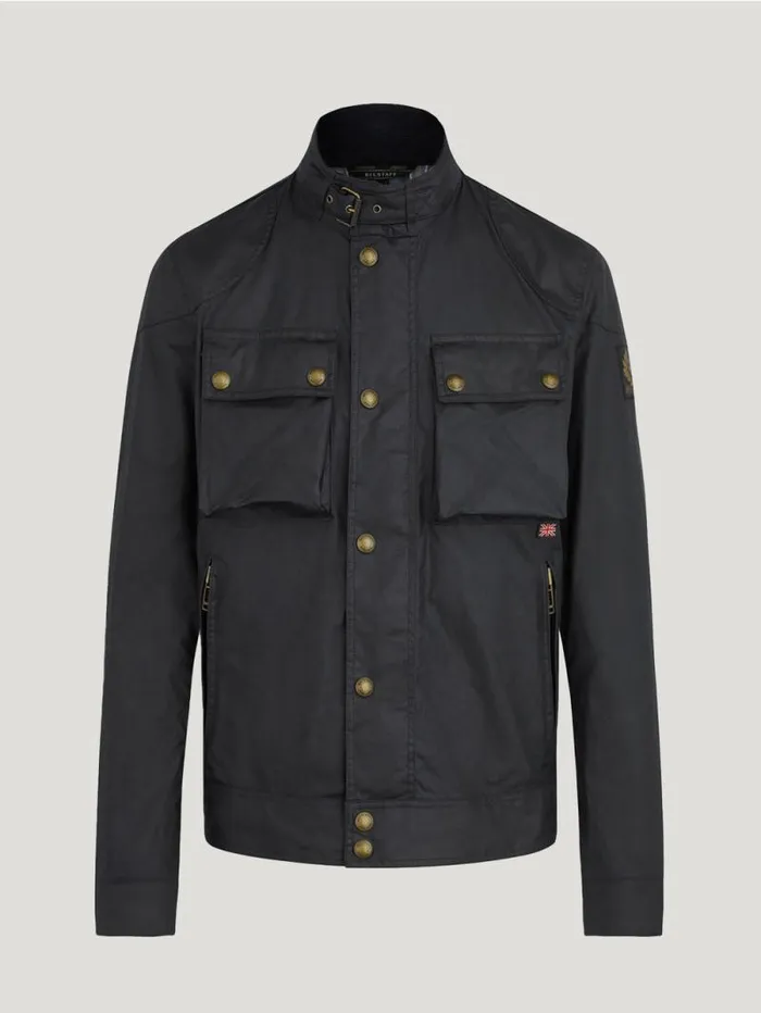 Waxed Jackets Men Belstaff Racemaster Jacket Black