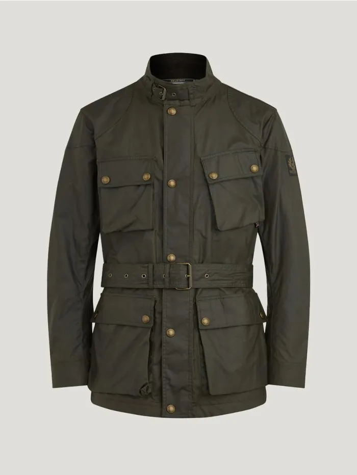 Waxed Jackets Men Belstaff Trialmaster Jacket Faded Olive