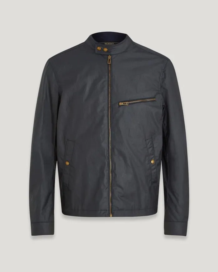 Waxed Jackets Men Belstaff Walkham Jacket Dark Navy