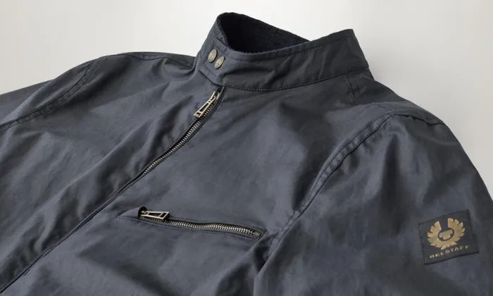 Waxed Jackets Men Belstaff Walkham Jacket Dark Navy