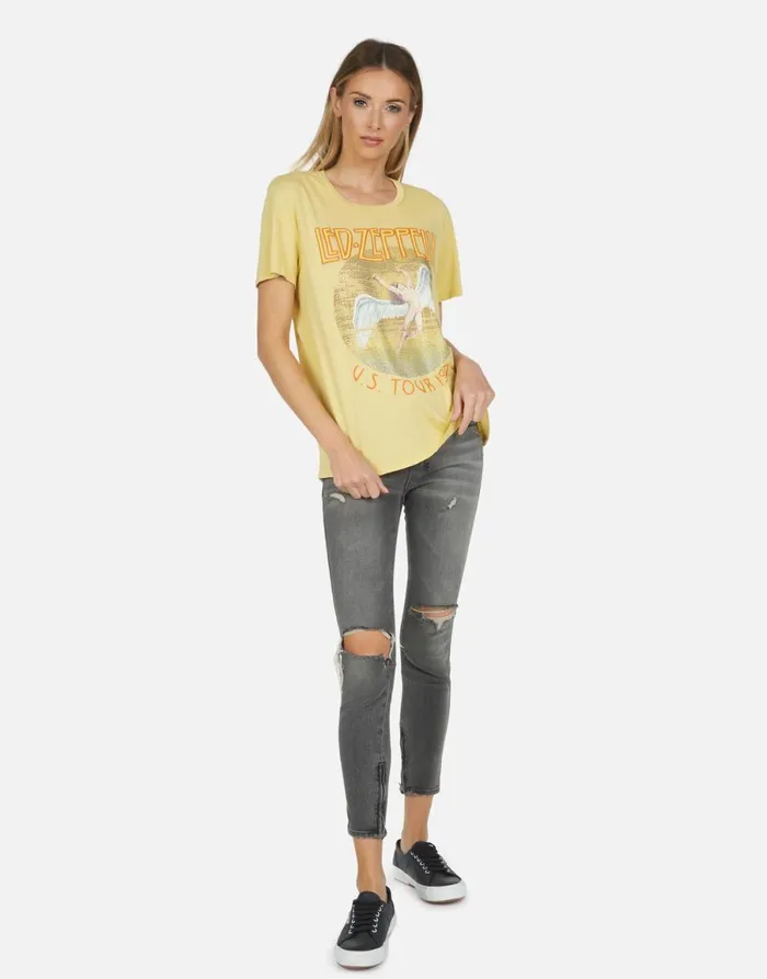 Wolf Led Zeppelin Pollen Women039s Lauren Moshi Short Sleeve