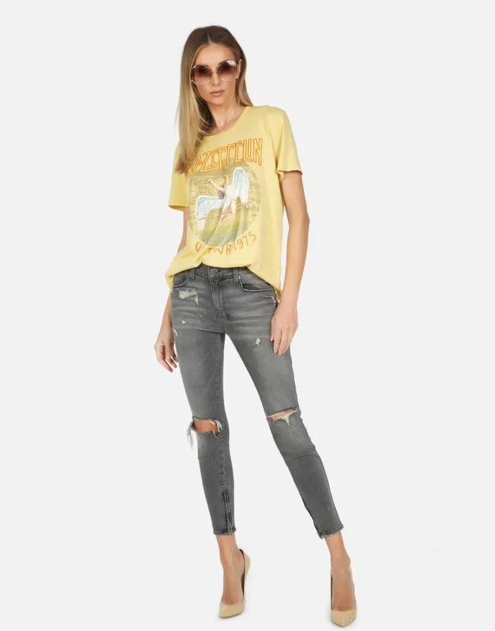 Wolf Led Zeppelin Pollen Women039s Lauren Moshi Short Sleeve