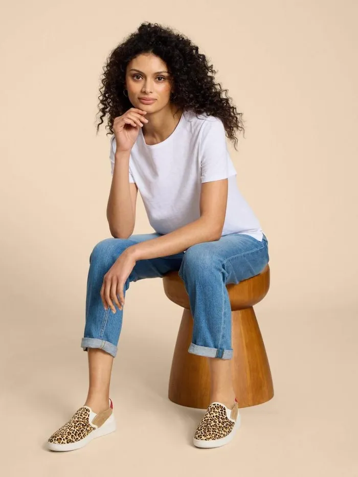 Women ABBIE TEE Brilliant White White Stuff Shirts and Blouses