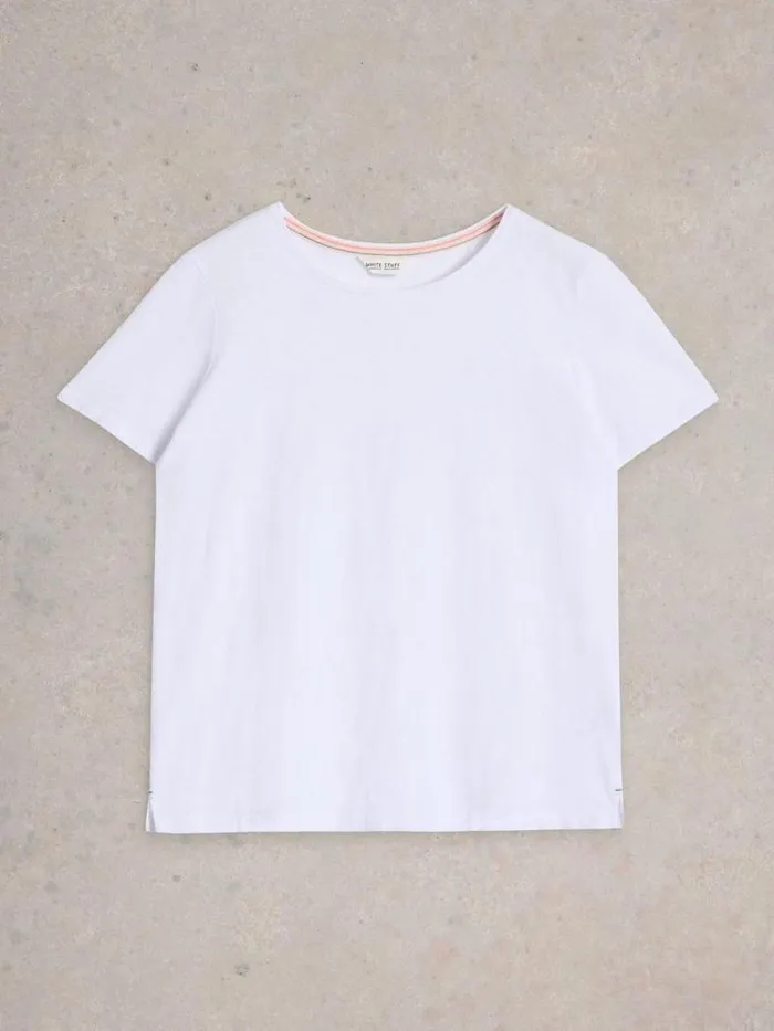 Women ABBIE TEE Brilliant White White Stuff Shirts and Blouses Women ABBIE TEE Brilliant White White Stuff Shirts and Blouses