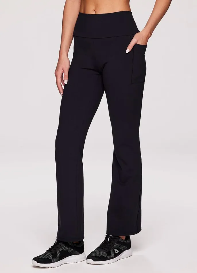Women Alexa Ultra Hold Bootcut Pant Black RBX Active Pants