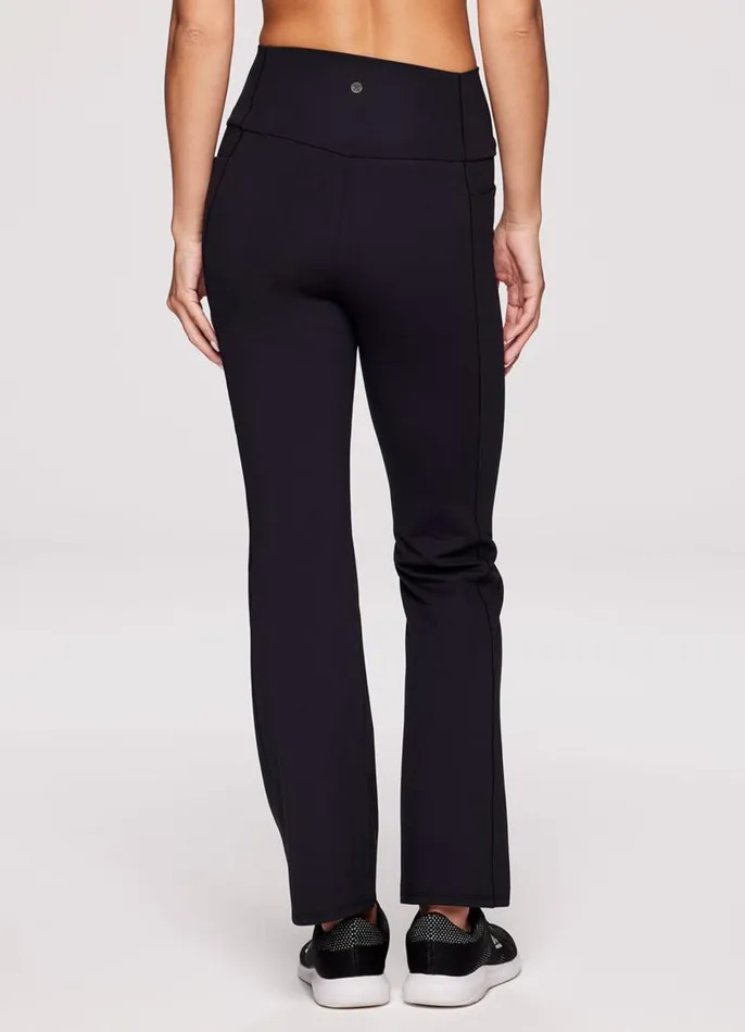 Women Alexa Ultra Hold Bootcut Pant Black RBX Active Pants