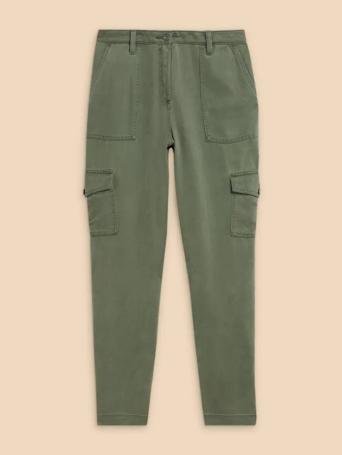 Women Arlo Tencel Cargo Trouser Mid Green White Stuff Trousers Women Arlo Tencel Cargo Trouser Mid Green White Stuff Trousers