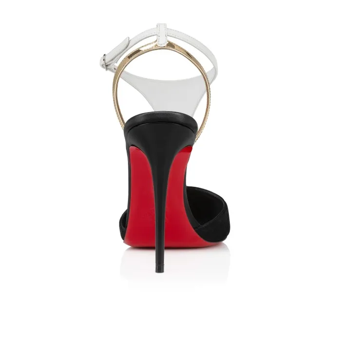 Women Athina Pump 100 Mm Pumps 8211 Nappa Leather And Suede 8211 Black Christian Louboutin Pumps