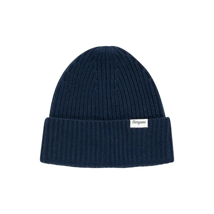 Women Bergans Of Norway Beanies And Caps Nordmarka Merino Beanie Navy