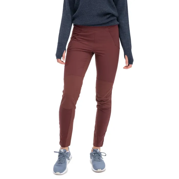 Women Bergans Of Norway Hiking Pants Flyen Original Tight Pants Amarone Red
