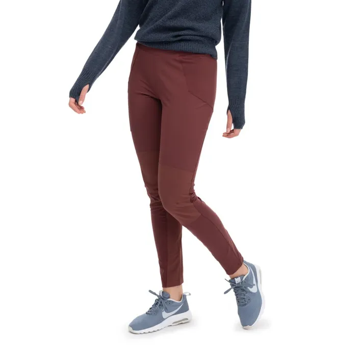 Women Bergans Of Norway Hiking Pants Flyen Original Tight Pants Amarone Red